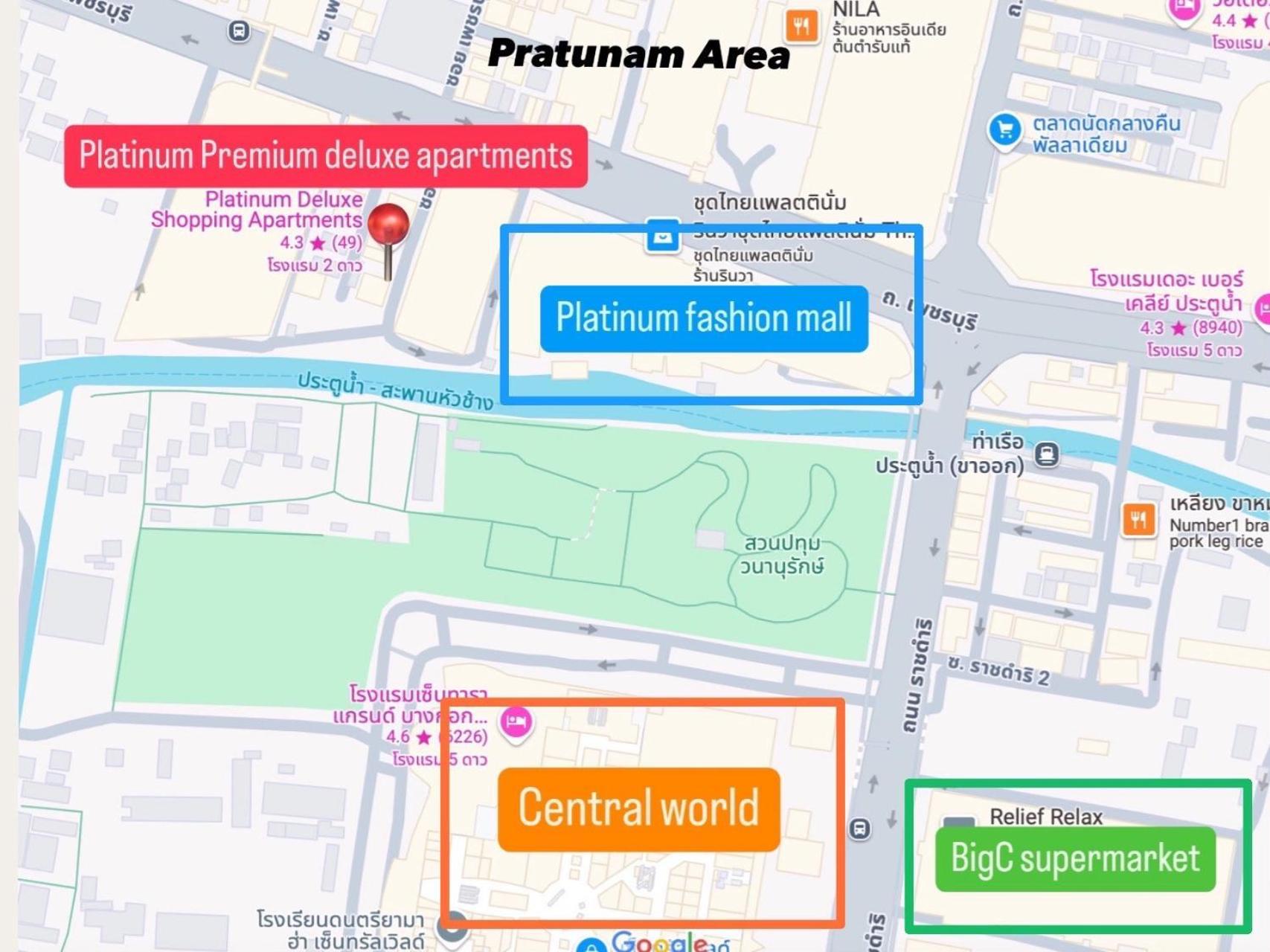 Platinum Deluxe Shopping Apartments Bangkok Dış mekan fotoğraf