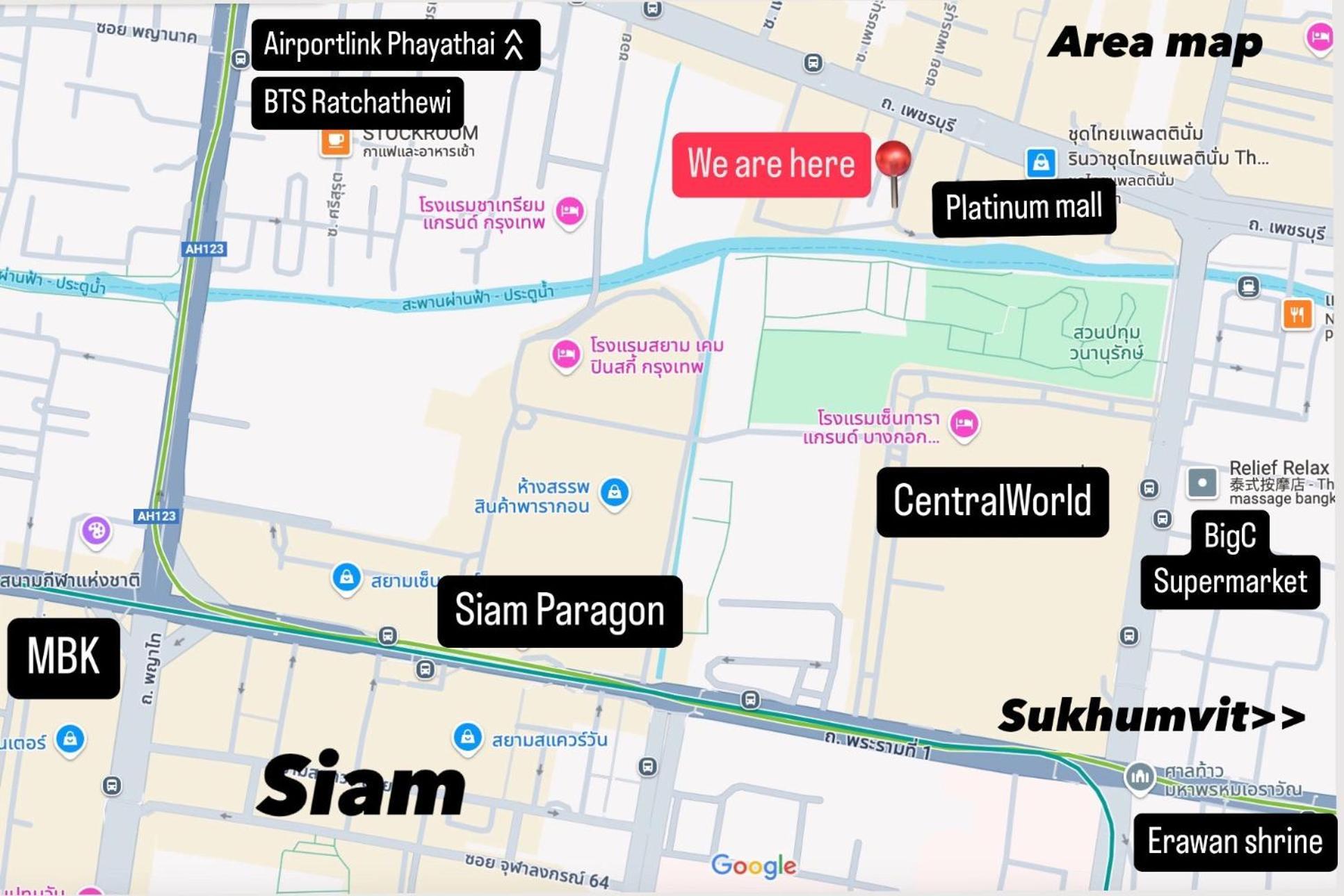 Platinum Deluxe Shopping Apartments Bangkok Dış mekan fotoğraf